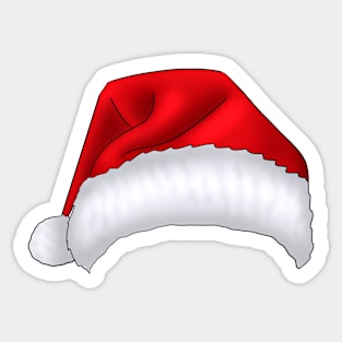 Santa Hat Sticker